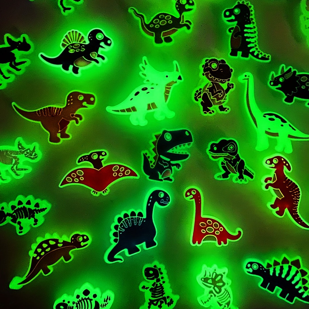 12/14/26/30pcs Luminous Dinosaur Bracelets Decoration, Luminous Dinosaurs