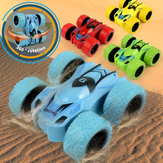 Dual-Sided Inertia Stunt Off-Road Mini Model - Durable, Educational Toy Car for Youngsters - Perfect Gift for Halloween, Thanksgiving, Christmas & Birthdays - Colors Vary for winter
