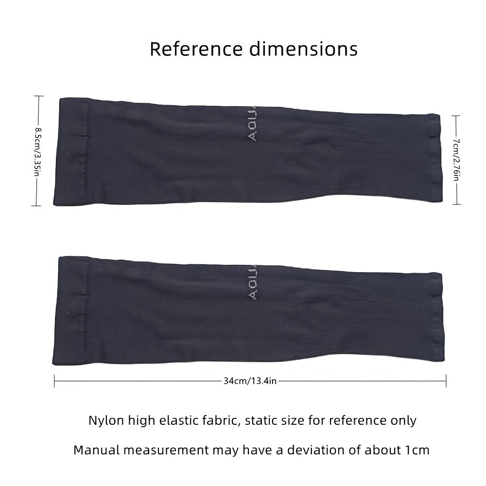 1 pair/2 pairs/3 pairs of unisex nylon protective ice sleeves, suitable for wrists and arms. Ideal for outdoor activities, driving, cycling, running, fishing, and sports like baseball