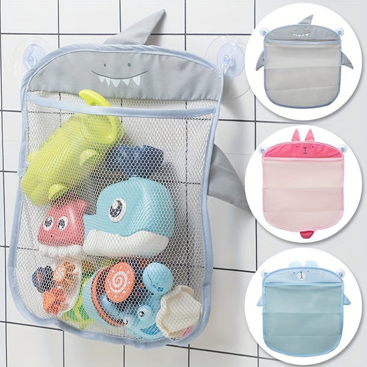 1pc Hanging Bath Storage Basket, Organize Toys And Bathroom Items In Style, Bathroom Accessories for Halloween and Christmas