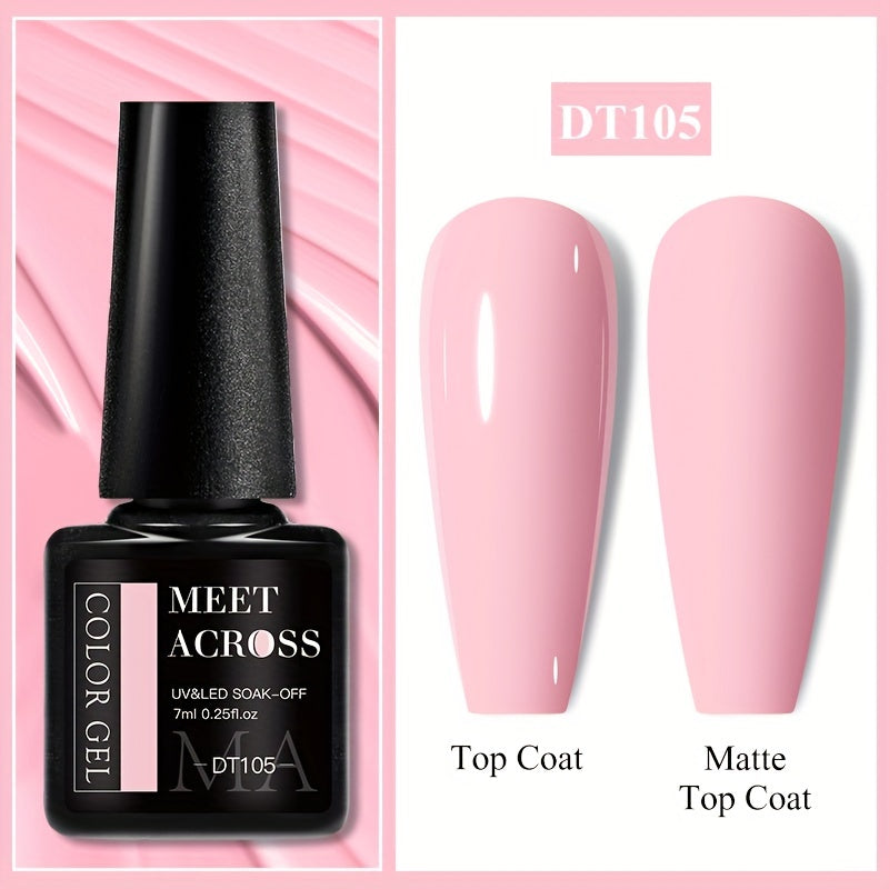 7ml Long-Lasting Gel Nail Polish In Vibrant Colors Macaron Color Gel Nail Polish - Perfect For Spring Summer Nail Art Design And Manicures