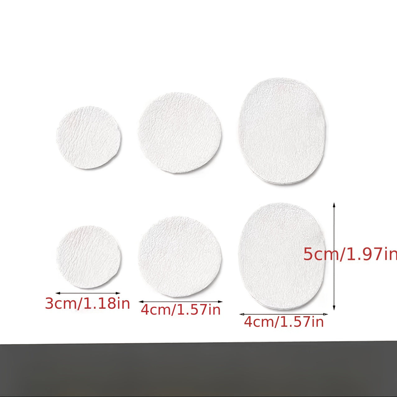 6pcs self-adhesive shoe patch set for repairing side damage, fixing inner sole holes, and covering worn-out areas on the back of sneakers. Durable, scratch-resistant, and wear-proof to mend tears and abrasions
