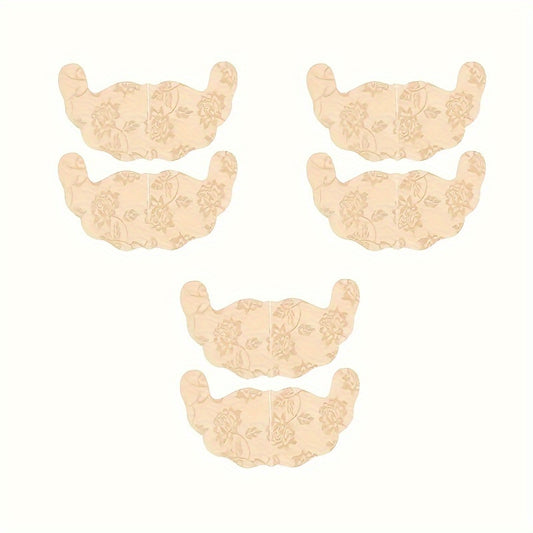 6pcs Invisible Bra Tape Prevents Sagging Push Up Bra Lifts & Supports Busts Adhesive Nipple Cover Silicone Swimwear Wedding Dress Lingerie
