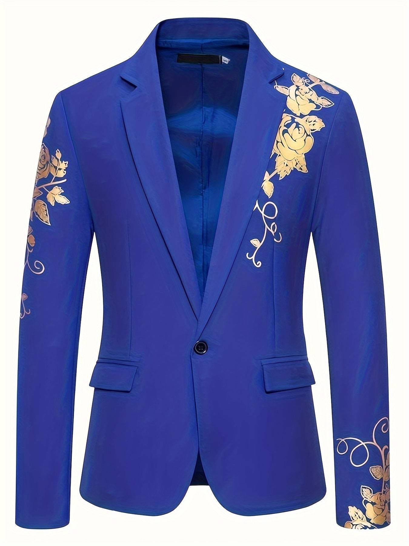 Foreign Trade Men's Golden-Stamped Business Suit Jacket