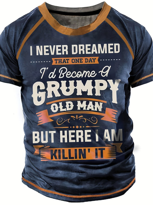 [Popular Choice] 3D Letter Print T-Shirt - Breathable, Moisture-Wicking Crew Neck Tee for Men & Women - Perfect for Summer Outdoor Activities