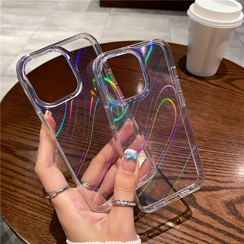Transparent Acrylic Aurora Bubble Phone Case