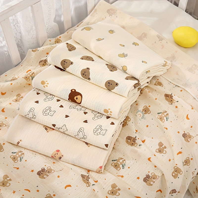 Korean version of the delivery room second layer package single Youngsters Youngsters towel gauze bath towel new Youngsters absorbent summer thin style