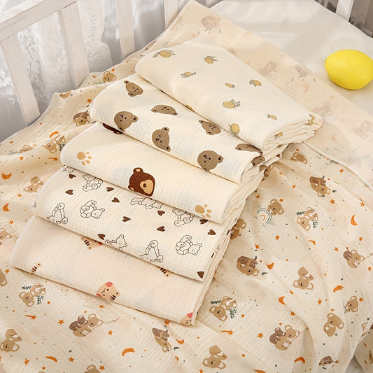 Korean version of the delivery room second layer package single Youngsters Youngsters towel gauze bath towel new Youngsters absorbent summer thin style