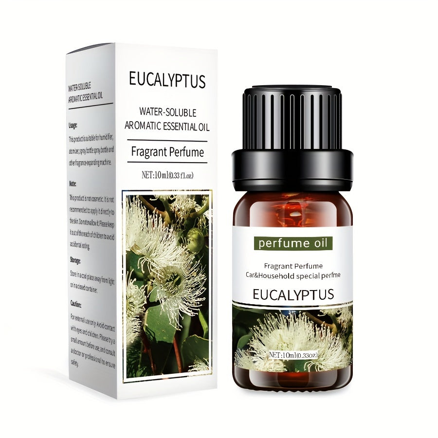 1pc 10ml Essential Oils, Fragrance Essential Oil For Diffuser, Humidifier, Candle Making, Soap Scents, Ideal For Home, Hotel, Restaurant