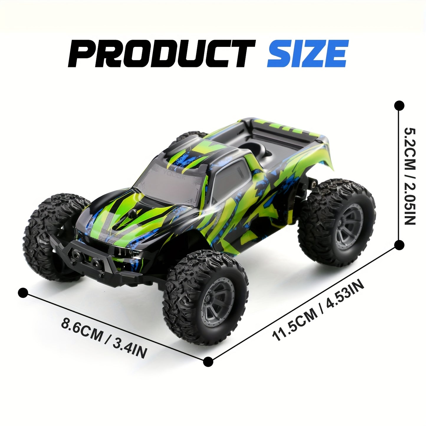 1:32 RC Car, Top Speed 20km/h, 2.4Ghz High-speed All-terrain Off-road Electric Toy Car, Ideal Gift for Boys And Girls, Christmas Gift