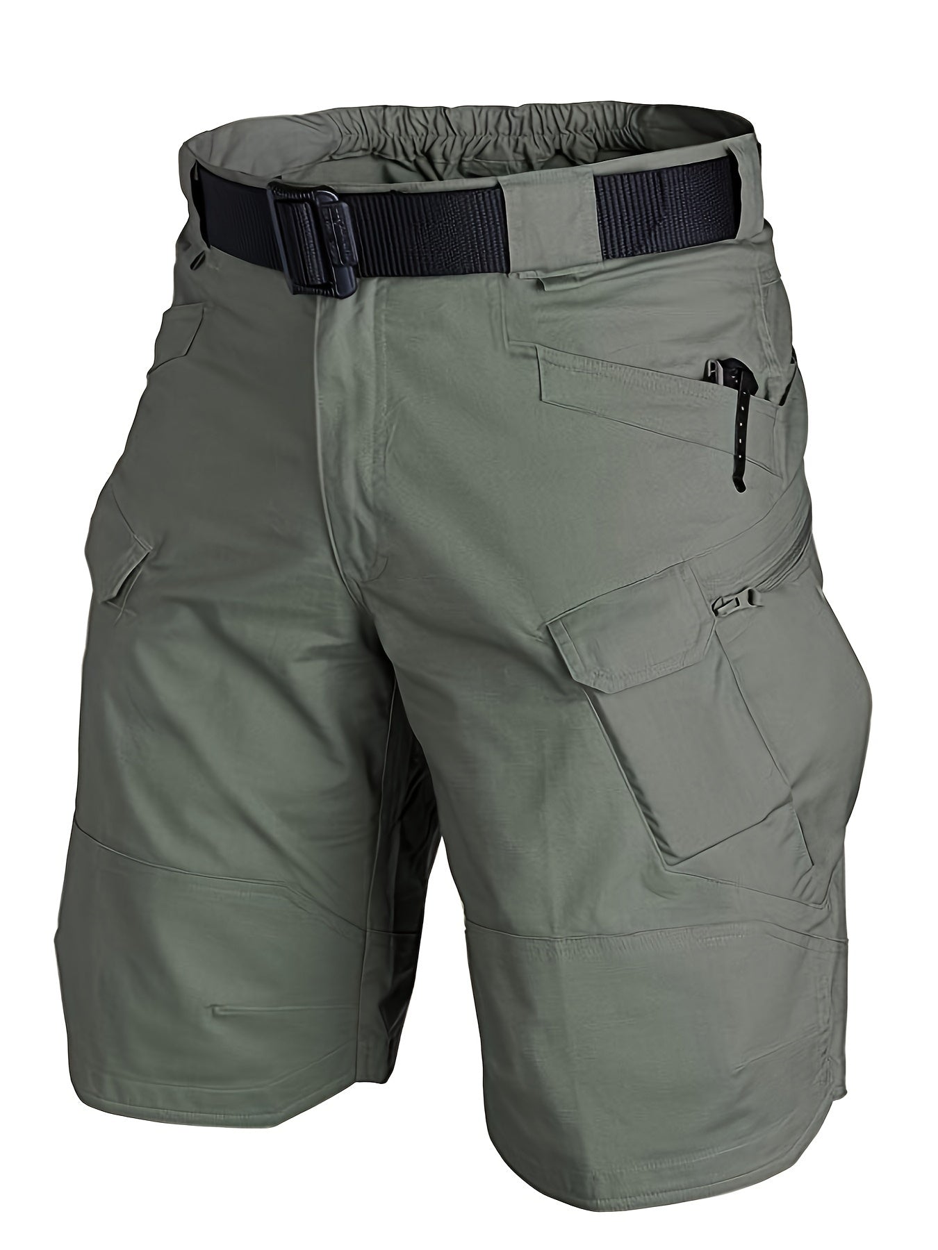 Men's Multi-Pocket Tactical Shorts Multi-Purpose Cargo Shorts Outdoor Riding Camping Fishing Hunting Hiking Track Shorts ( Larger Size Recommended)