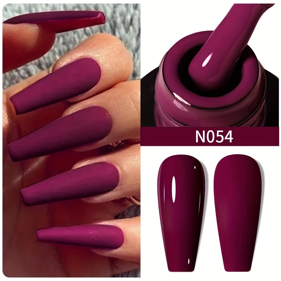 Plastic Bottle 36 Colors - New Autumn And Winter Collection of Colorful Light Therapy Nail Gel, LED Popular Nail Polish, Durable And Strong Salon Quality Manicure.