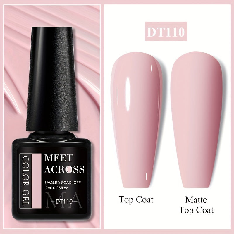 7ml Long-Lasting Gel Nail Polish In Vibrant Colors Macaron Color Gel Nail Polish - Perfect For Spring Summer Nail Art Design And Manicures
