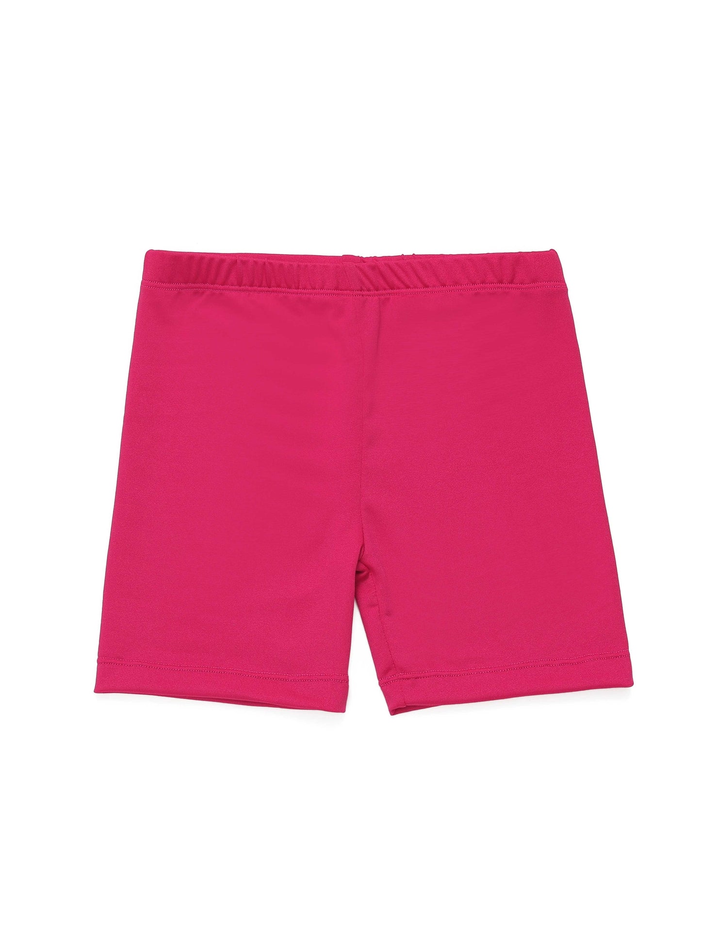 Kids Girls Classic Design Elastic Waist Short Leggings, Kids Clothes For Spring Summer Indoor Outdoor