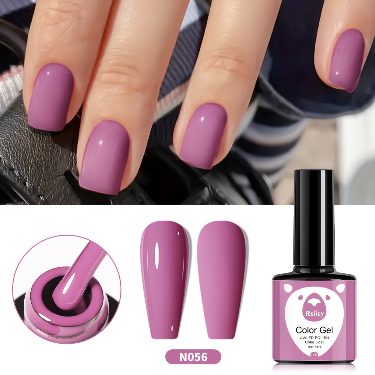 XEIJAYI Professional /LED Nail Gel - Rich & Long-Lasting Shine, Alcohol-Free Salon-Quality Gel for DIY Manicures, Perfect Christmas Gift for Women, Christmas Gift Item|Glossy Finish Gel|Smooth Application, Gel Nail Polish, Perfect for Manicures