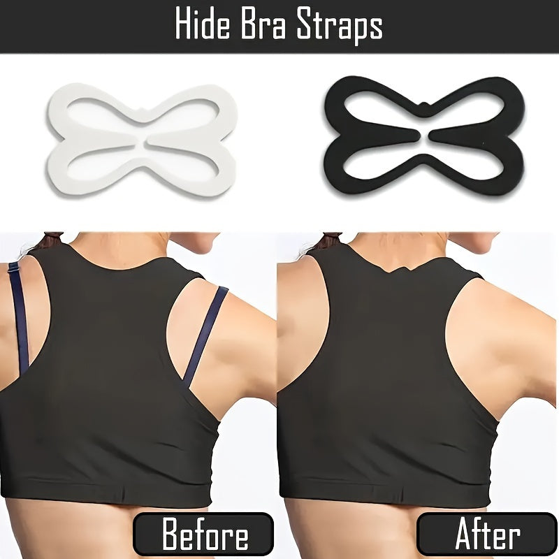3pcs Invisible Bra Strap Clips - Non-Slip, Lift & Hide Design for Women's Lingerie and Underwear