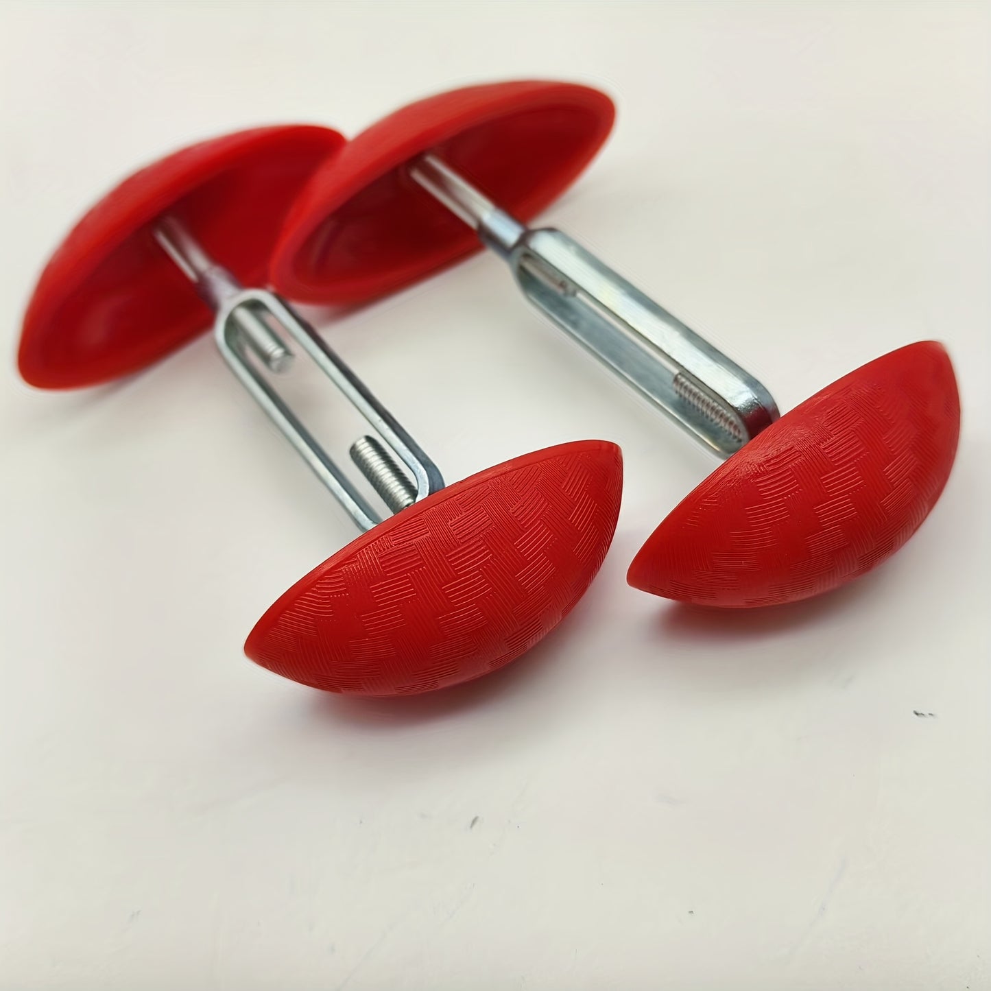Pair of Red Shoe Trees, Available in Two Patterns to Keep Your Beloved Shoes from Deforming or Make Them Fit Better