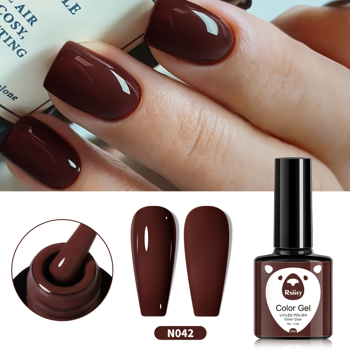 XEIJAYI Professional /LED Nail Gel - Rich & Long-Lasting Shine, Alcohol-Free Salon-Quality Gel for DIY Manicures, Perfect Christmas Gift for Women, Christmas Gift Item|Glossy Finish Gel|Smooth Application, Gel Nail Polish, Perfect for Manicures