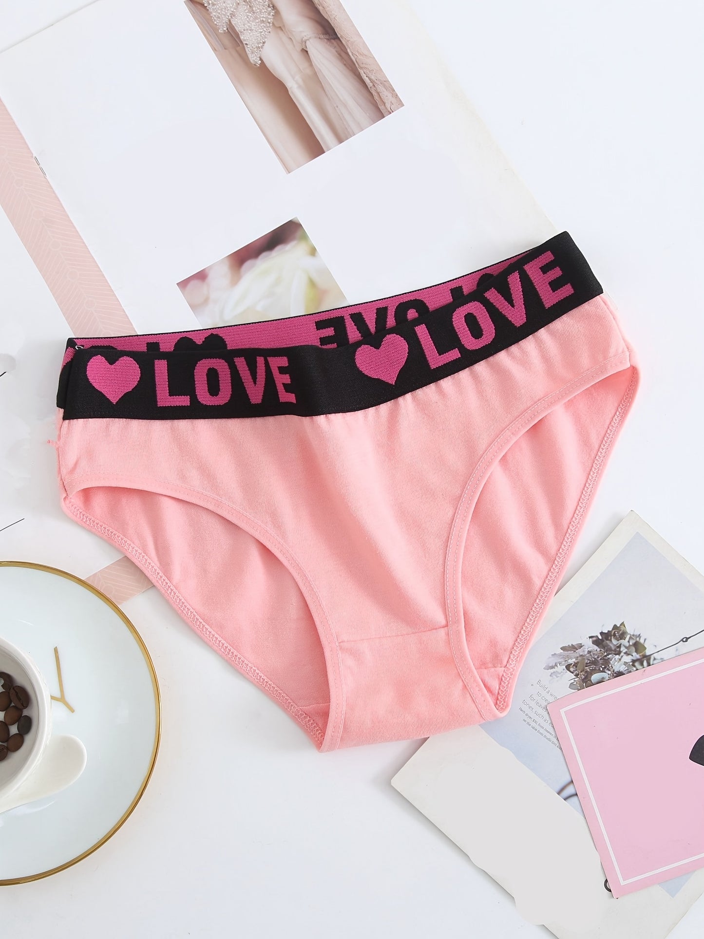 6pcs Comfortable Seamless Women's Underwear for Home and Sports