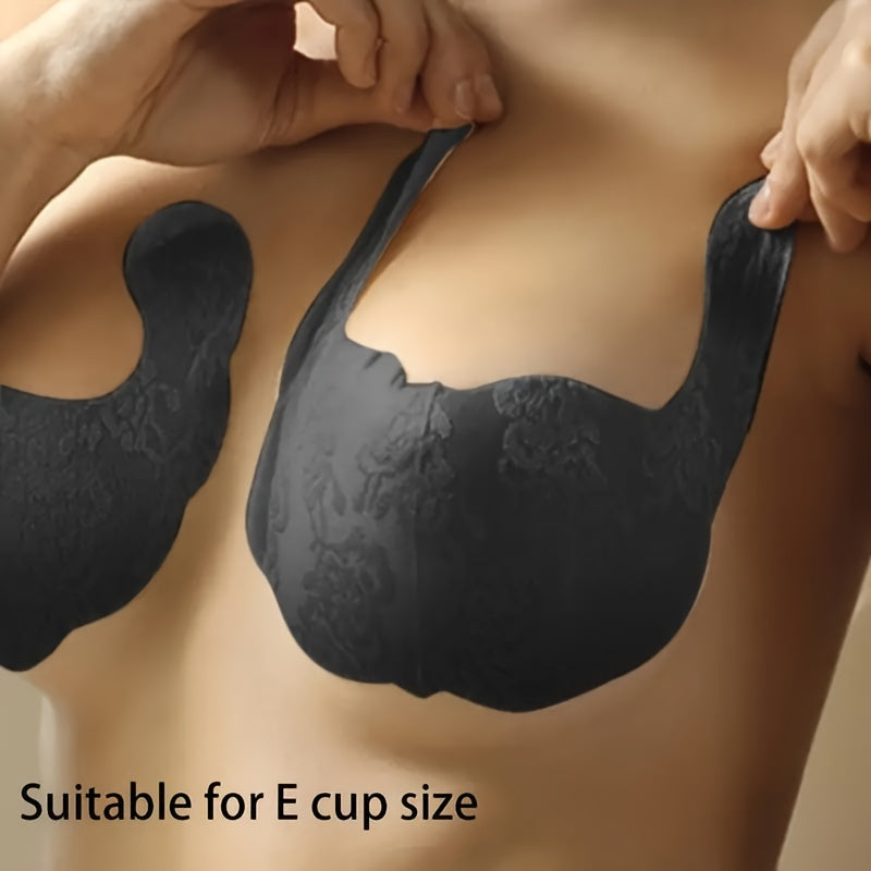 6pcs Invisible Bra Tape Prevents Sagging Push Up Bra Lifts & Supports Busts Adhesive Nipple Cover Silicone Swimwear Wedding Dress Lingerie