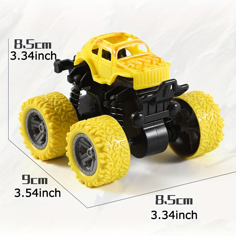 Pull-back Off-road Race Car For Children, Available In Multiple Colors, Without Batteries, As Halloween Gift
