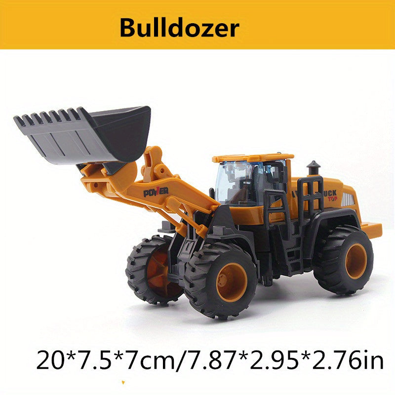 New Children's Engineering Car Toy Truck Excavator/Forklift/ Snow Clearer Truck Simulation Car Toy Halloween Gift
