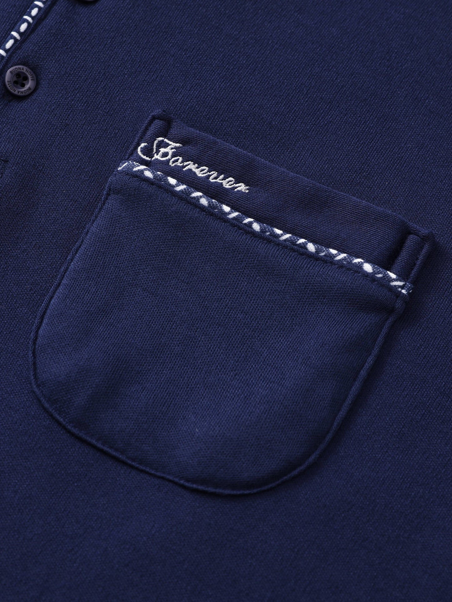 2pcs Casual Round Neck Button Up Long Sleeves Pockets Shirts Tops & Pants Sets, Men's Comfortable Pajamas Loungewear