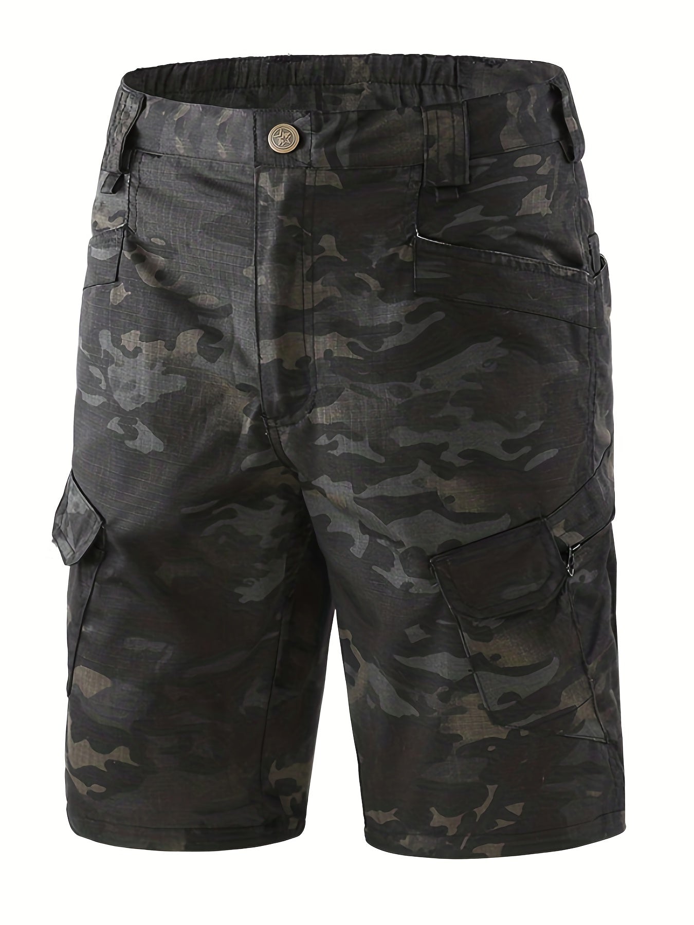 Men's Multi-Pocket Tactical Shorts Multi-Purpose Cargo Shorts Outdoor Riding Camping Fishing Hunting Hiking Track Shorts ( Larger Size Recommended)