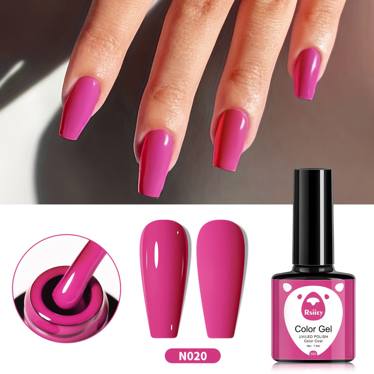 XEIJAYI Professional /LED Nail Gel - Rich & Long-Lasting Shine, Alcohol-Free Salon-Quality Gel for DIY Manicures, Perfect Christmas Gift for Women, Christmas Gift Item|Glossy Finish Gel|Smooth Application, Gel Nail Polish, Perfect for Manicures