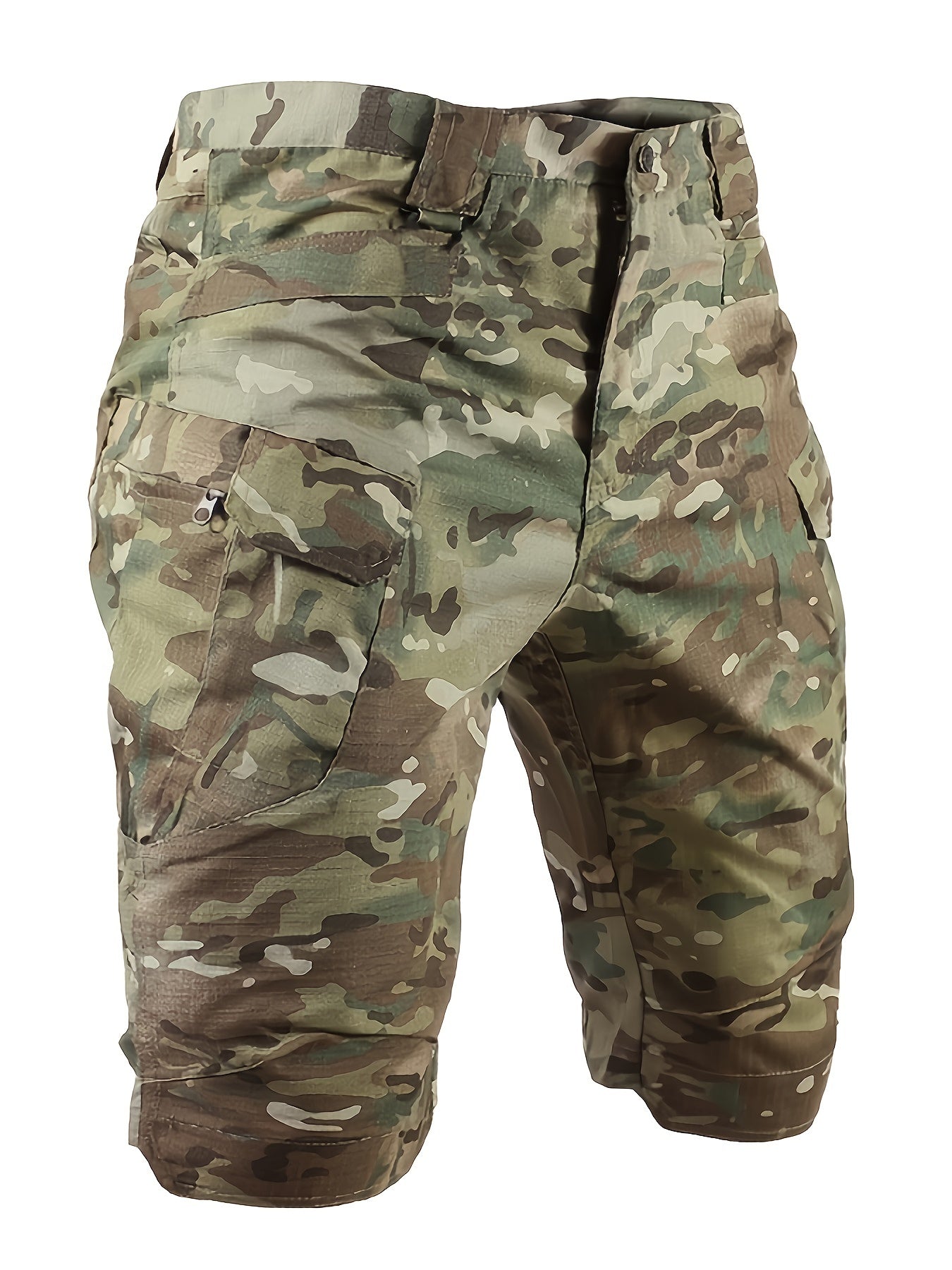 Men's Multi-Pocket Tactical Shorts Multi-Purpose Cargo Shorts Outdoor Riding Camping Fishing Hunting Hiking Track Shorts ( Larger Size Recommended)