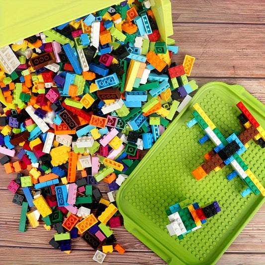 500pcs Bagged Children's Educational Assembly Building Blocks, Kindergarten Toys, DIY Small Particle Insertion Building Blocks, Toys to Inspire Creativity and Imagination for Boys and Girls, Birthday Gifts