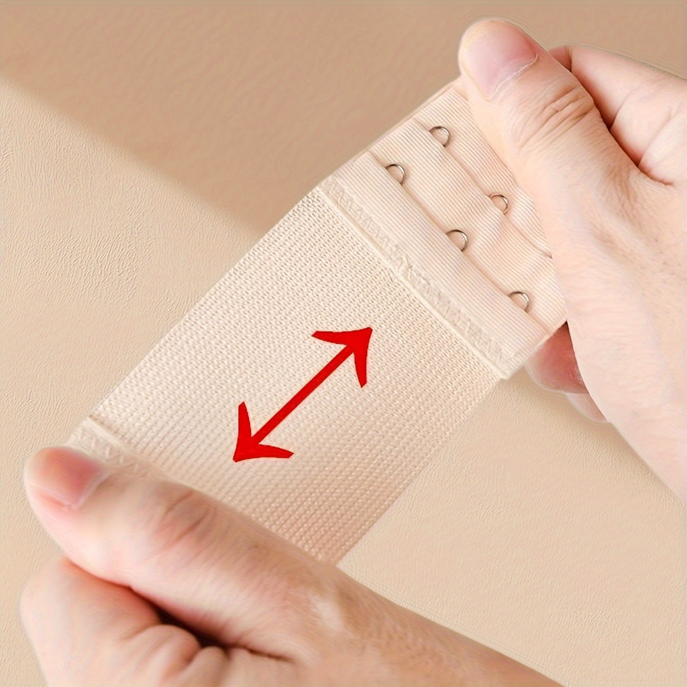 3pcs/set Bra Extender Hooks (elongated), Underwear Accessories, Elastic, adjustable, underwear extension buckle, bra extension buckle, breasted bra back buckle