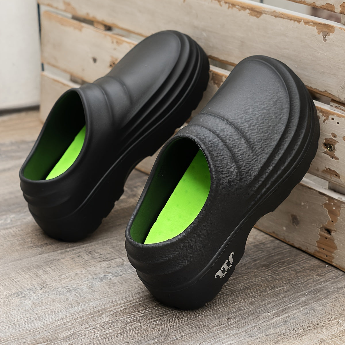 Women&Apos;S EVA Solid Chef Shoes, Comfy Non Slip Slip on Work Shoes, Comfort Closed Toe Shoes