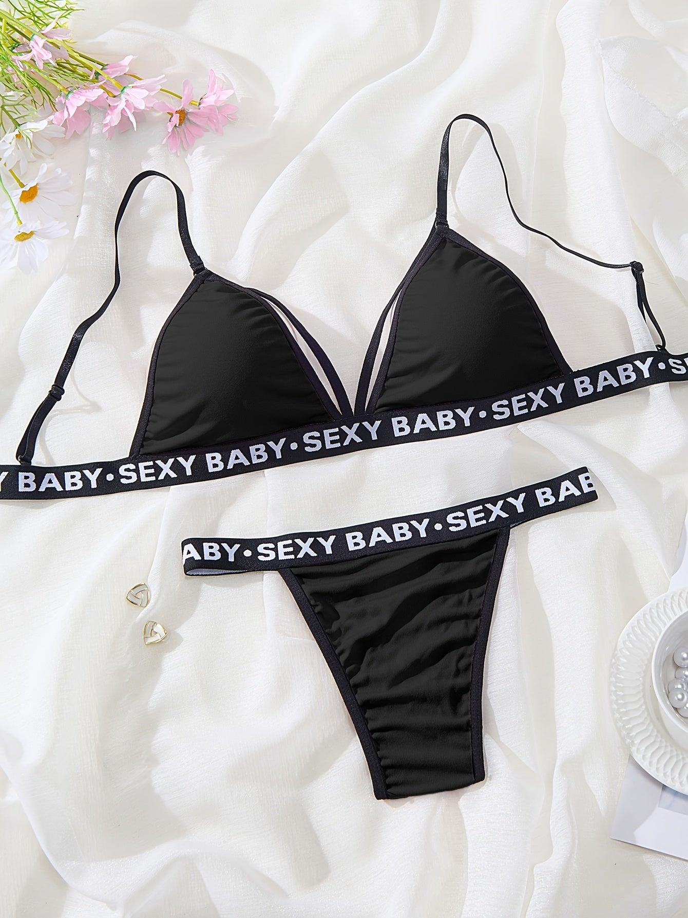 Plus Size Sports Letter Elastic Suit