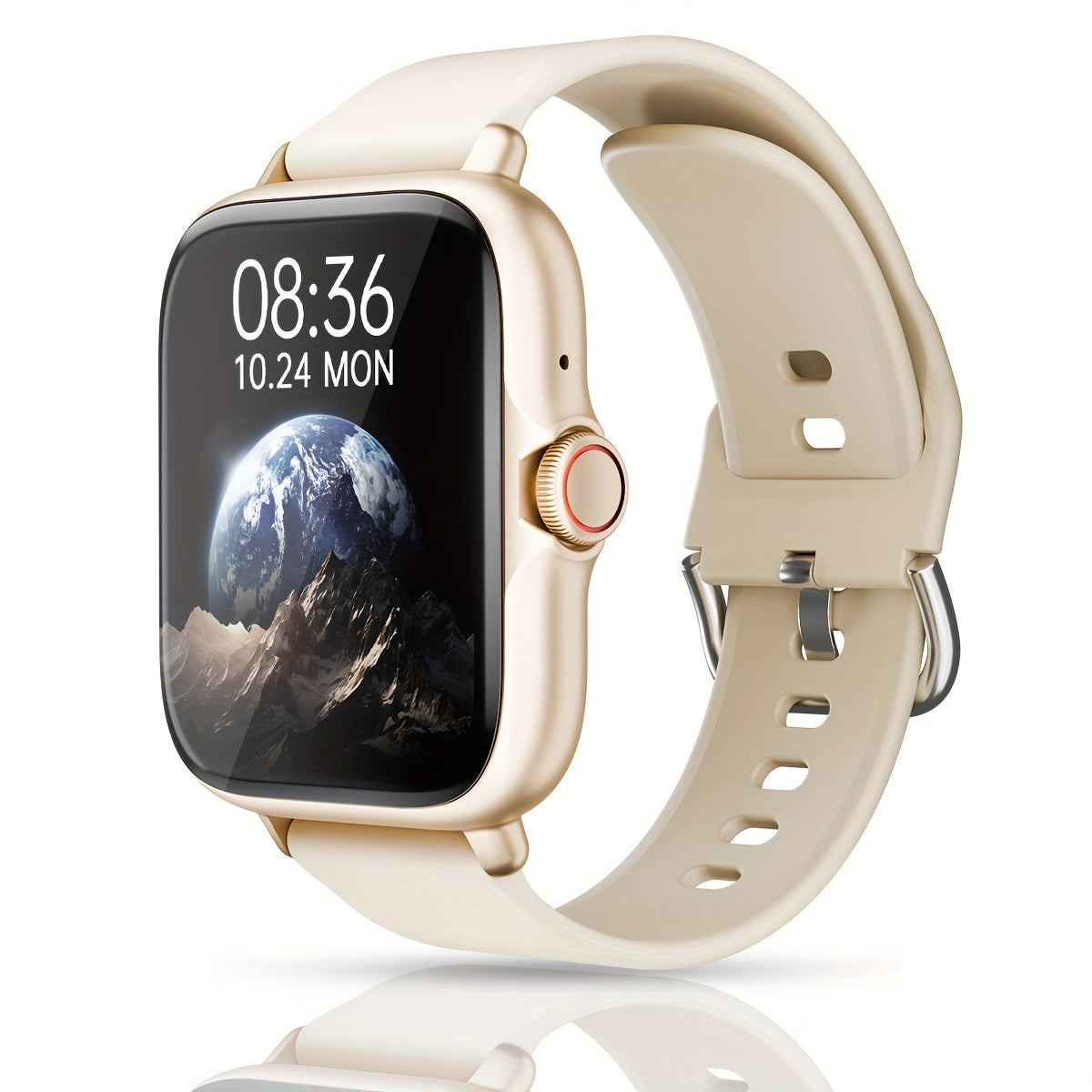 Sports Smart Watch, 4.65cm Full Touch Screen Display with Message, Answer Make Call Smartwatch, Sleep Monitoring, Sports Pedometer, Information Alerts, for iPhone Android Phones, Smartbands Fitness Watch for Women Men Friend Gift, Birthday Gift