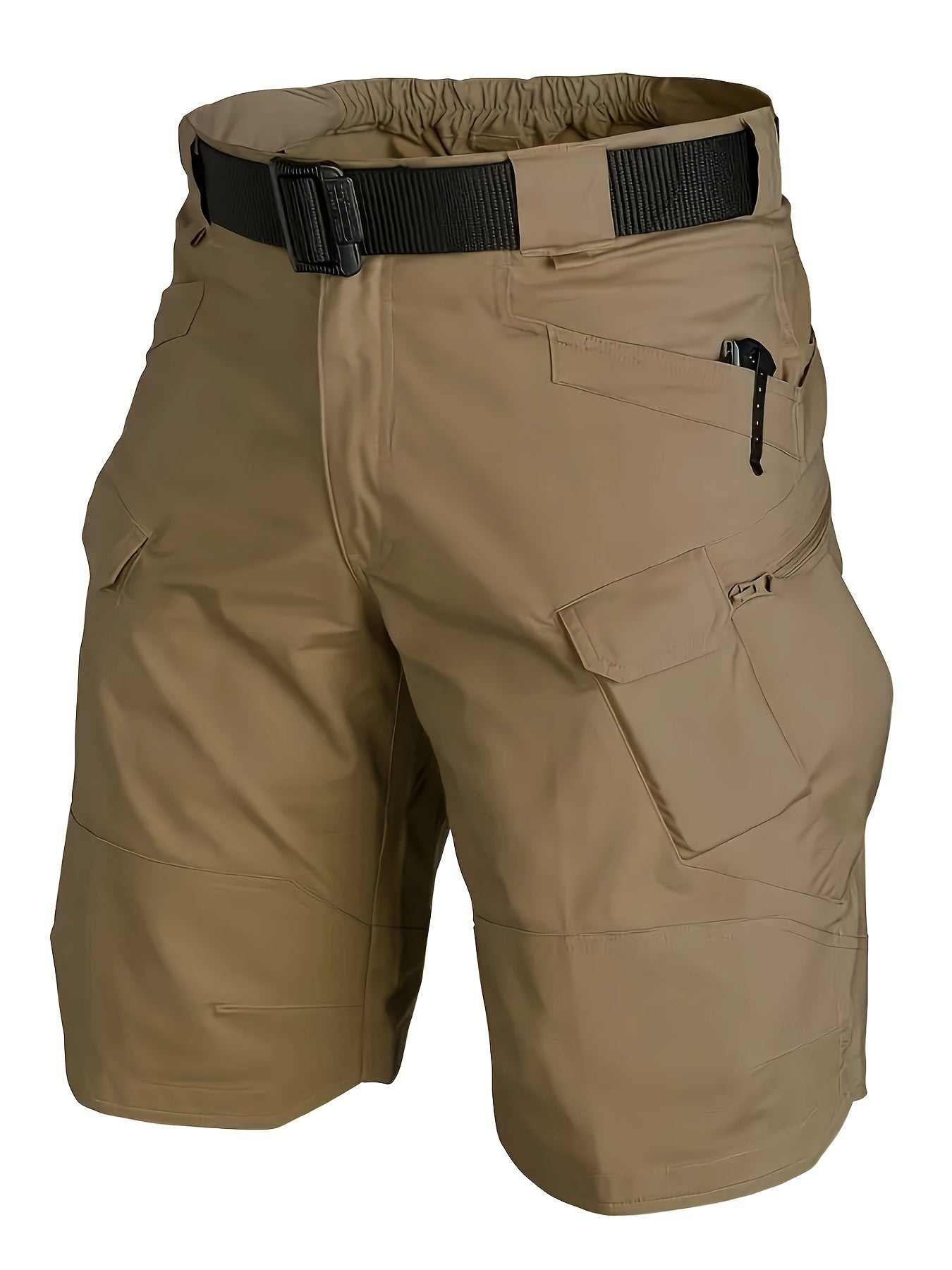 Men's Multi-Pocket Tactical Shorts Multi-Purpose Cargo Shorts Outdoor Riding Camping Fishing Hunting Hiking Track Shorts ( Larger Size Recommended)