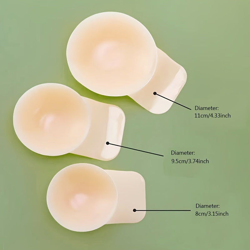 Reusable Lifting Nipple Covers: Strapless, Invisible, Self-Adhesive Breast Pasties for Women's Lingerie - Elevate Your Chest Line with Elegance