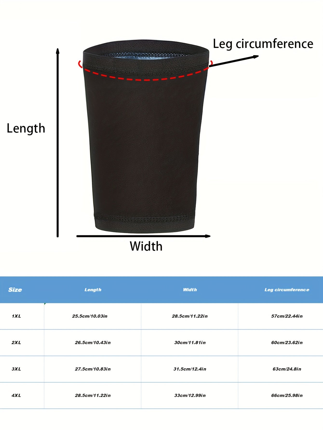 1 Pair of Plus Size Sauna Yoga Sports Fitness Leg Beauty Sweating Leg Sleeves, Shaping Leg Sleeves Leg Socks Shaping Leg Socks Compression Socks Quick Sweating