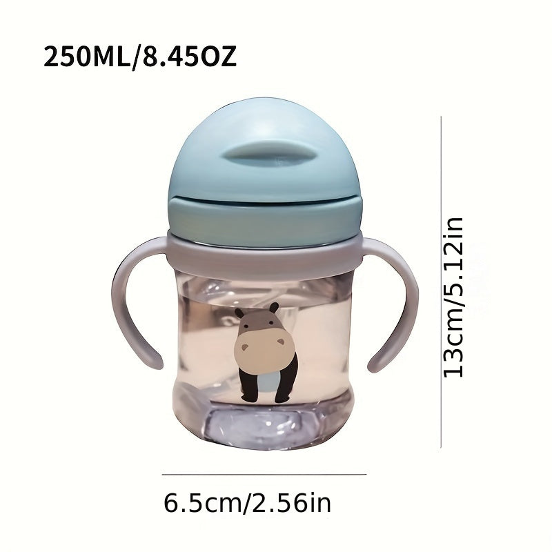 Original Creative Water cup, Cup with Straw and Measurement Scale, Perfect for Outdoor Activities, Ideal Christmas Present
