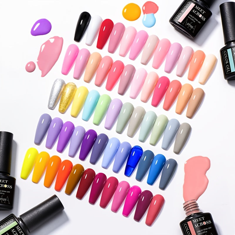 7ml Long-Lasting Gel Nail Polish In Vibrant Colors Macaron Color Gel Nail Polish - Perfect For Spring Summer Nail Art Design And Manicures