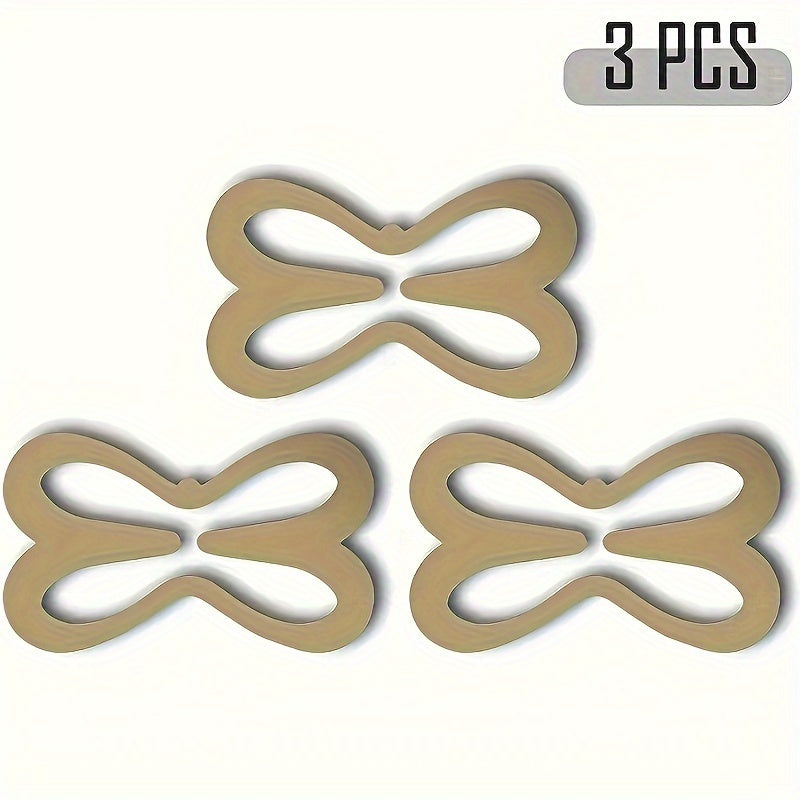 3pcs Invisible Bra Strap Clips - Non-Slip, Lift & Hide Design for Women's Lingerie and Underwear