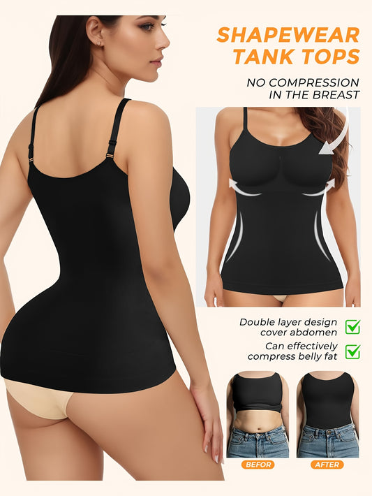 Women'S Plus Size Tummy Control Shapewear - Posture-Correcting Workout & Everyday Shirt, Non-Slip Waist Trainer for Gym, Yoga, Casual Outfits - Beige Body Shaper with Moderate Compression - All-Season Fitness Apparel, Tummy Control Shapewear, Seamless Des