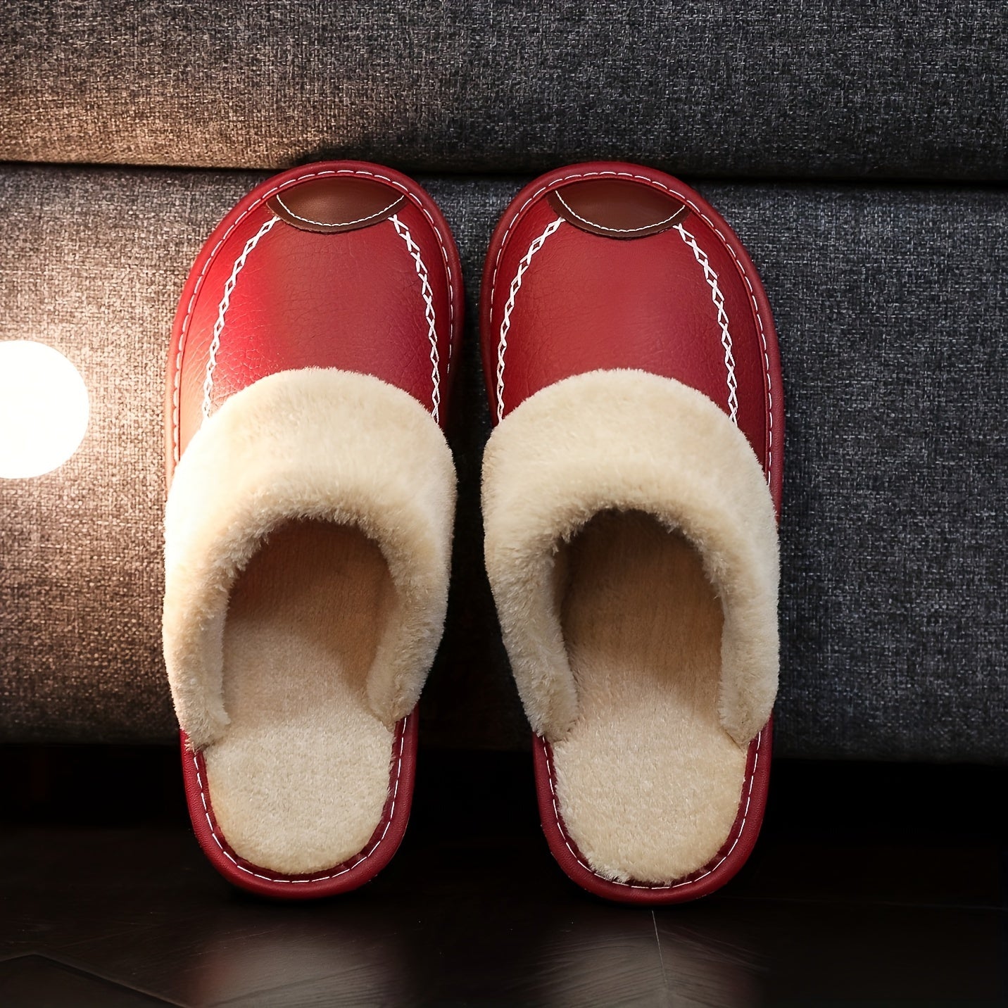 Men Slippers Black New Winter Slippers Warm Indoor Slipper High Quality Home House Shoes Warm SlippersSuitable for men & women