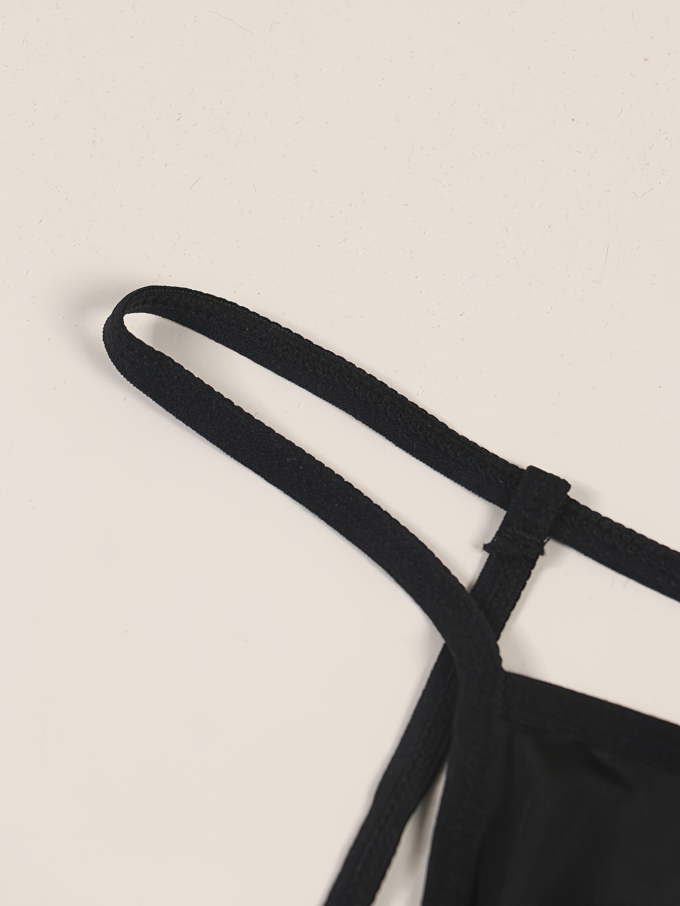 Men'S Sexy Black Thong with Front Cut-Out And Bow Detail, "ONLY FOR MY WIFE" Red Rose Print, Comfortable Breathable Fabric, Medium Stretch, Skinny Fit, Ideal Valentine'S Day Gift