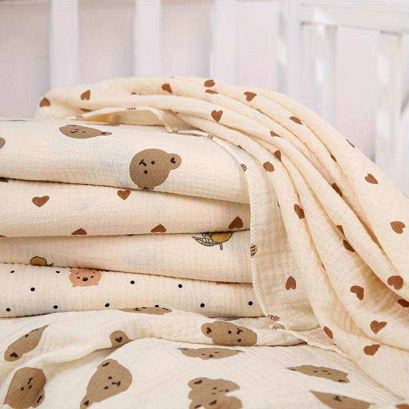 Korean version of the delivery room second layer package single Youngsters Youngsters towel gauze bath towel new Youngsters absorbent summer thin style